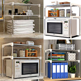 SYGA Tow Layer Stainless Steel Kitchen Organizer Rack