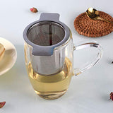 SYGA Stainless Steel Tea Infuser Premium Tea Strainer with Two Handles & Large Capacity for Loose Tea Leaf, Classic Metal Mesh Tea Filter for Cups, Mugs, Teapots- Type 1