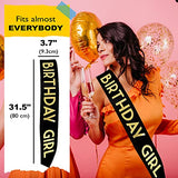 SYGA Party Sash Favor Decoration Party Accessories - Birthday Black