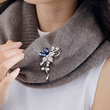SYGA Brooch Pin Fashion Crystal Rhinestone Jewellery Pin Vintage Accessories Decoration Clothing Bouquet Brooches for Bridal Women Girl