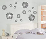 Syga Floral Print Wall Stickers 7068