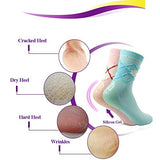 SYGA Anti Cracked Heel Socks for Daily Use Full Length Socks_Blue