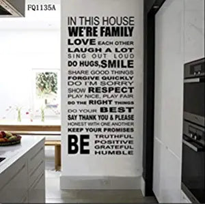Syga Family Words Wall Stickers D_HYUO
