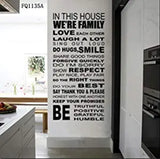 Syga Family Words Wall Stickers D_HYUO
