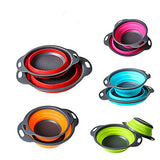 SYGA Set of 2 Vegetable Fruit Washer Strainer_Red