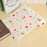 SYGA Strawberry Environmental Protection Printing Drawer Wardrobe Moisture and Dust Mildew Pad Antibacterial Dust Waterproof Non - Slip Mats (30x300) cm