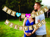 SYGA"Boy or Girl We Love You" for Baby Shower Party and Maternity Shoot