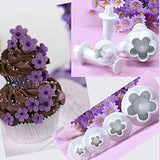 SYGA 33 Pieces Flower Fondant Cake Sugarcraft Decorating Kit Cookie Mould with 14 Fondant Sticks