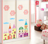 SYGA Animal Castle for Children Decals Design Wall Stickers