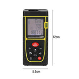 SYGA Digital Laser Distance ABS Measuring Tape Tool Meter (100 m, Yellow)