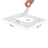 Syga Travel Disposable Waterproof Toilet Seat Cover (White) -10 Pieces