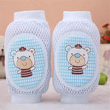SYGA Bear Design Soft Baby Knee Pad (Blue)