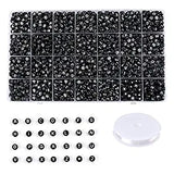 SYGA Beads for Kids Crafts Children's Jewellery Making Set Kit DIY Bracelets Necklace Hairband and Rings Craft Kits Birthday for 4, 5, 6, 7-Year-Old Little Girls-Black & White, BeadsDesign-4
