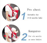 SYGA Baby Safety Carrier Infant Baby Kids Front and Back Carrier Backpack Newborn Hipseat Wrap Sling Bag_Green