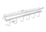 SYGA 2 Pieces Wall Hanger 6 Pin Nail Free Rack