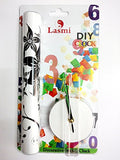 Syga Vinyl Abstract Wall Sticker, 18.89 x 0.03 x 31.88 Inches, Black