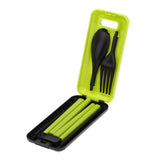 SYGA Travel Portable Cutlery Spoon Portable Camping Box Picnic Chopstick Set