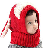 SYGA 1 Piece Large Cartoon Dog Design Cap with Shawl Cap