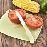 SYGA Ceramic Fruit Knife Sets Paring Knives Chopping Boards Fruits Peeler 3PCS Suits Kitchen Cooking Vegetable Ceramic Knife Tools_Green
