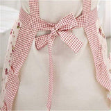 SYGA Brown Flower Design Waterproof Stylish Polyester Fiber Women Apron