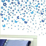 SYGA Bedroom Living Room Flower Wall Sticker Brown