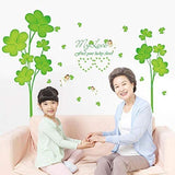 SYGA Green Flowers Decals Design Wall Stickers SK_FUOE