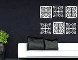SYGA 'Window Glass' Wall Sticker (PVC Vinyl, 61 cm x 5 cm x 5 cm)(White)