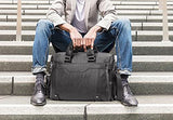 SYGA Mens Messenger Bag Waterproof Leather Computer Laptop Bag Vintage Briefcase Business Satchel Shoulder Bag Luxury Look Gift for Men and Women