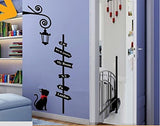 SYGA Beautiful Cat Direction Decals Design Wall Stickers