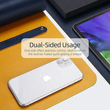 SYGA Desk Pad Protector Waterproof PU Desk Mat Blotters on Desktop Laptop Computer Gaming Keyboard Mouse Pad Non-Slip Desk Writing Mat Cover for Office & Home, Blue & Yellow - 60x30 cm