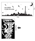 Syga Eiffel Tower Wall Stickers A_FUFG