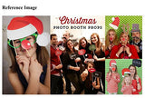 SYGA Set of 31 Christmas Party Photo Booth Props Christmas Party Decoration Craft Item