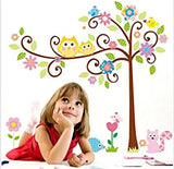 Syga 2Pcs/Set Extra Large Children Tree Wall Sticker LC_YUUS_AB