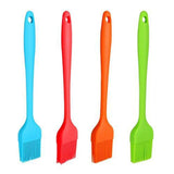 SYGA Silicone Brush Set Pastry Oil Basting Heat Resistant Non-Sticky Grilling for Baking Barbecue Brush (Pack of 2(Multi))