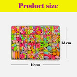 SYGA Beads for Kids Crafts Children's Jewellery Making Set Kit DIY Bracelets Necklace Hairband and Rings Craft Kits Birthday for 4, 5, 6, 7-Year-Old Little Girls-Multicolor, QL-00001