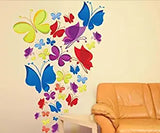 Syga Colourful Butterfly Wall Stickers J_MYMS