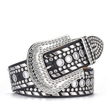 SYGA Women's PU Leather Belt Round Buckle Eyelet Waist Belt (Pack of 1)