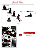 SYGA Cute cat Decals Wall Sticker A_MSHM