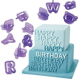 Generic 40X Silicone Alphabet Letter Number Fondant Cake Biscuit Baking Mould Cookie Cutters, CH-249
