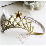 SYGA 1 Piece Children's Crown Star Hair Headband Baby Girls Photo Hair Accessories Baby Stretch Jewelry Hair Band