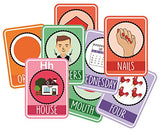 syga English Essential Flash Cards 100 Cards for Kids Child to Learn English Cards- Multi Color