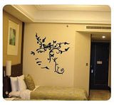 Floral Girl Wall Stickers A_FSSE