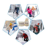 SYGA Women Hat & Scarf, Velvet Neck Scarf Beanie Hat Skiing Hat Hiking Sports for Autumn Winter, 54-58 cm