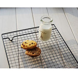SYGA Non-Stick Cake Cooling Rack Net Cookies Biscuits Bread Muffins Drying Rack (Black)