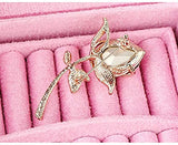 SYGA Brooch Pin Fashion Crystal Rhinestone Jewellery Pin Vintage Accessories Decoration Clothing Bouquet Brooches for Bridal Women Girl