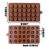 SYGA 28-Cavity Emoji Emotion Cake Mold Smiley Chocolate Candy Baking Mould