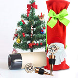 SYGA Wine Bottle Stoppers Wedding Favors, Vintage Copper Compass Bottle Cap Gifts for Guests Adults