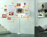 Syga Orange Butterfly Wall Stickers 00OE