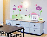Syga Butterfly Flowers Wall stickes D_HUFO