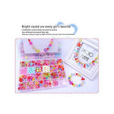 SYGA Beads for Kids Crafts Children's Jewellery Making Set Kit DIY Bracelets Necklace Hairband and Rings Craft Kits Birthday for 4, 5, 6, 7-Year-Old Little Girls-Multicolor, QL-00016